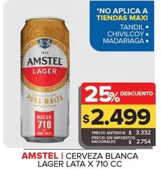 Amstel - Cerveza Blanca
