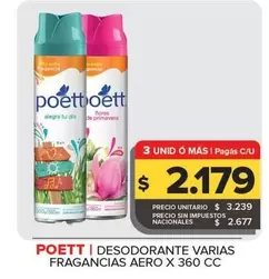 Poett - Desodorante
