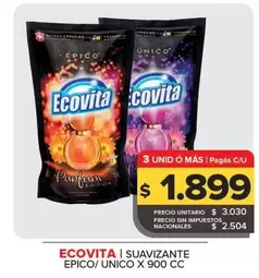 Ecovita - Suavizante Epico/ Unico