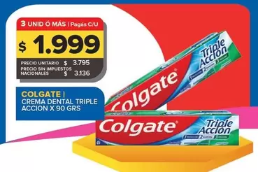Colgate - Crema Dental Triple Accion