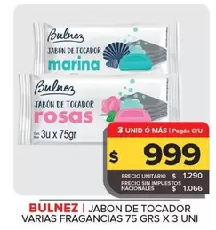 Bulnez - Jabón De Tocador
