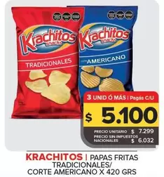 Krachitos - Papas Fritas Tradicionales/ Corte Americano