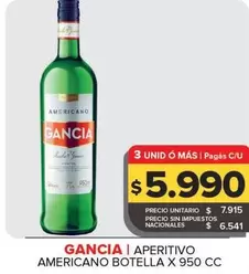 Gancia - Aperitivo Americano