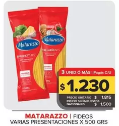 Matarazzo - Fideos 