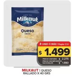 Milkaut - Queso rallado