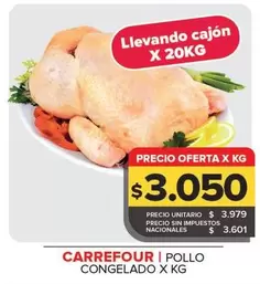 Carrefour - Pollo Congelado