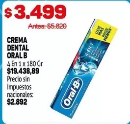 X$ - CREMA DENTAL