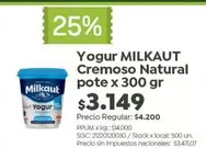 Milkaut - Yogur Cremoso Natural pote