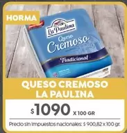 La paulina - Queso Cremoso