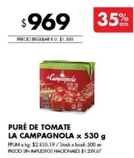 La Campagnola - PUR
DE TOMATE