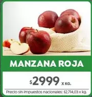 X$ - MANZANA ROJA