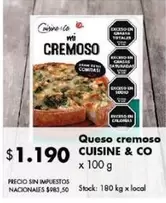 Cuisine - Queso cremoso