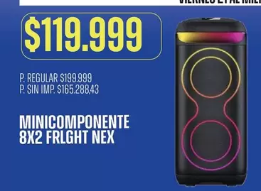 Nex - MINICOMPONENTE 8X2 FRLGHT NEX