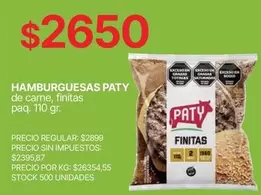 Paty - Hamburguesas