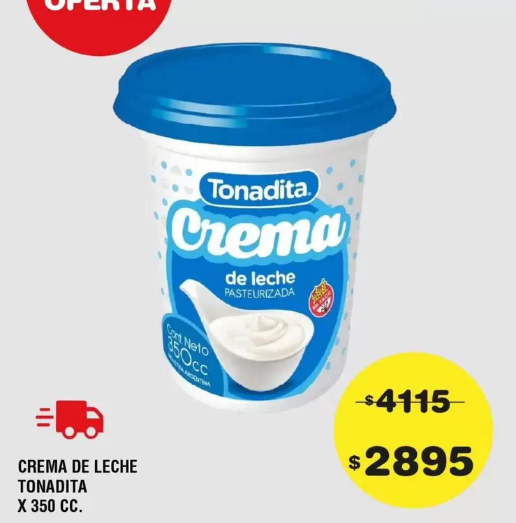 Tonadita - Crema de leche
