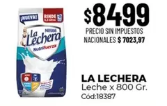 La Lechera - Leche x 800 Gr. Cód:18387
