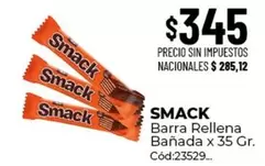 X$ - Barra Rellena Bañada x 35 Gr. Cód:23529