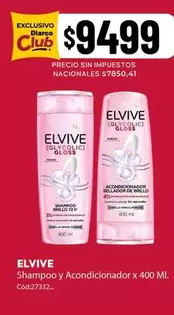Elvive - Shampoo y Acondicionador