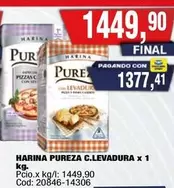 Pureza - HARINA PUREZA C.LEVADURA x 1 kg. Pcio.x kg/l: 1449,90 Cod: 20846-14306