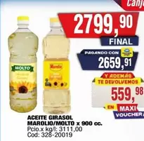Marolio - ACEITE GIRASOL