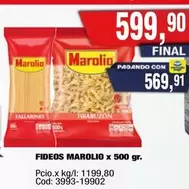 Marolio - FIDEOS MAROLIO x 500 gr.