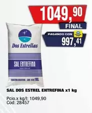 Dos Estrellas - SAL DOS ESTREL ENTREFINA x1 kg