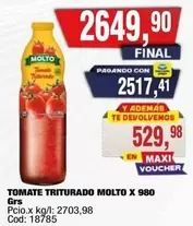 Molto - TOMATE TRITURADO X 980