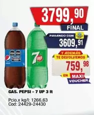 7Up - GAS. PEPSI - 7 UP 3 It