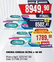 Corega - CREMA COREGA ULTRA x 40 GR