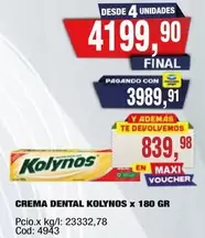 Kolynos - CREMA DENTAL