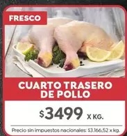 X$ - CUARTO TRASERO DE POLLO