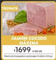 Máxima - JAMÓN COCIDO