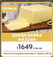 Máxima - QUESO BARRA MÁXIMA