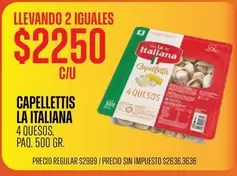 La Italiana - CAPELLETTIS 4 QUESOS