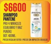 Pantene - SHAMPOO PRO-V MIRACLES EQUILIBRIO Y RAIZ PUNTAS