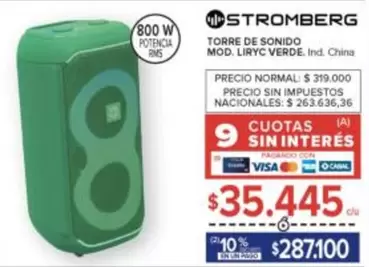 Stromberg - TORRE DE SONIDO