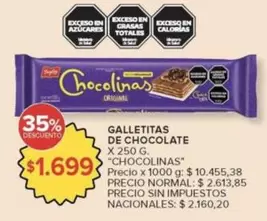 chocolinas - GALLETITAS DE CHOCOLATE