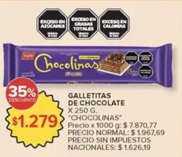 chocolinas - GALLETITAS DE CHOCOLATE