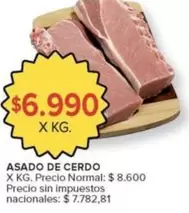 X$ - ASADO DE CERDO