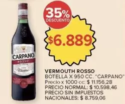 Carpano - VERMOUTH ROSSO