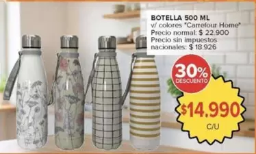 Carrefour home - BOTELLA 500 ML