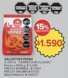 X$ - GALLETITAS PEPAS