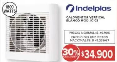 CALOVENTOR VERTICAL BLANCO MOD. IC 03