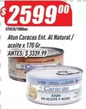 Caracas - Atun Entero Al Natural / aceite