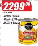 Durazno Punero Mitades