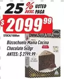 Mama Cocina - Bizcochuelo  Chocolate