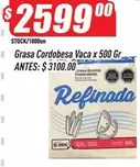 X$ - Grasa Cordobesa Vaca