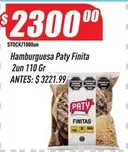 Paty - Hamburguesa Finita