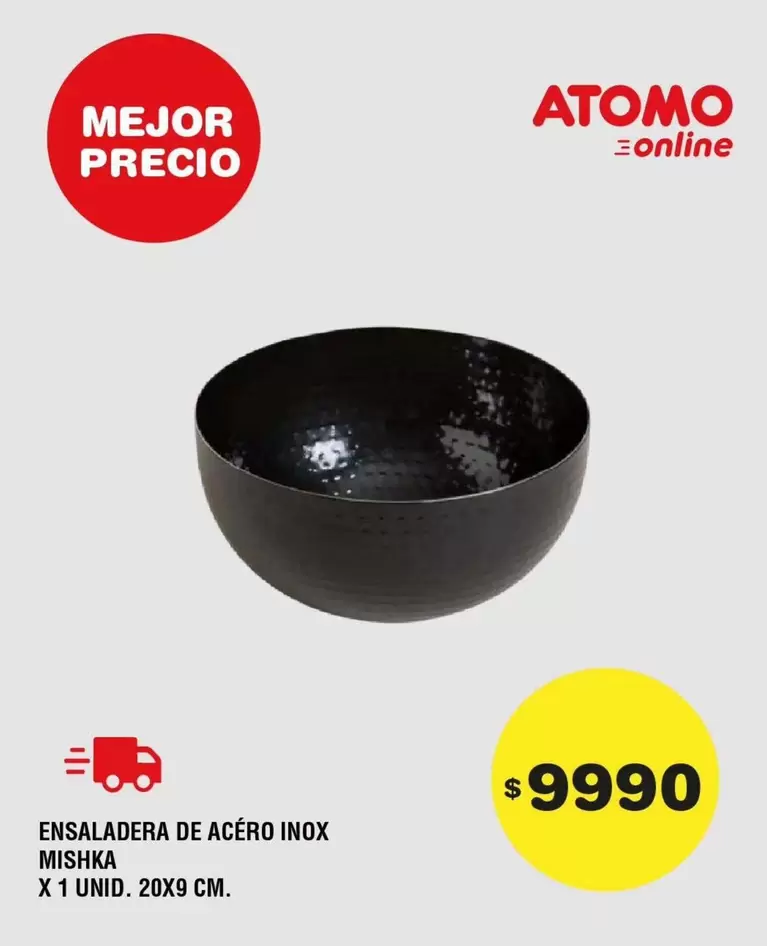 Mishka - ENSALADERA DE ACERO INOX