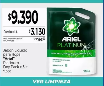 Ariel - Jabón Líquido para Ropa Doy Pack